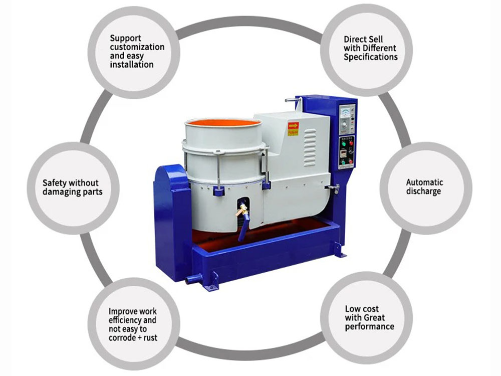 Centrifugal Disc Finishing Machine Advantage